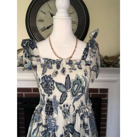 Paisley summer dress bow tie straps - Picture 3 of 5